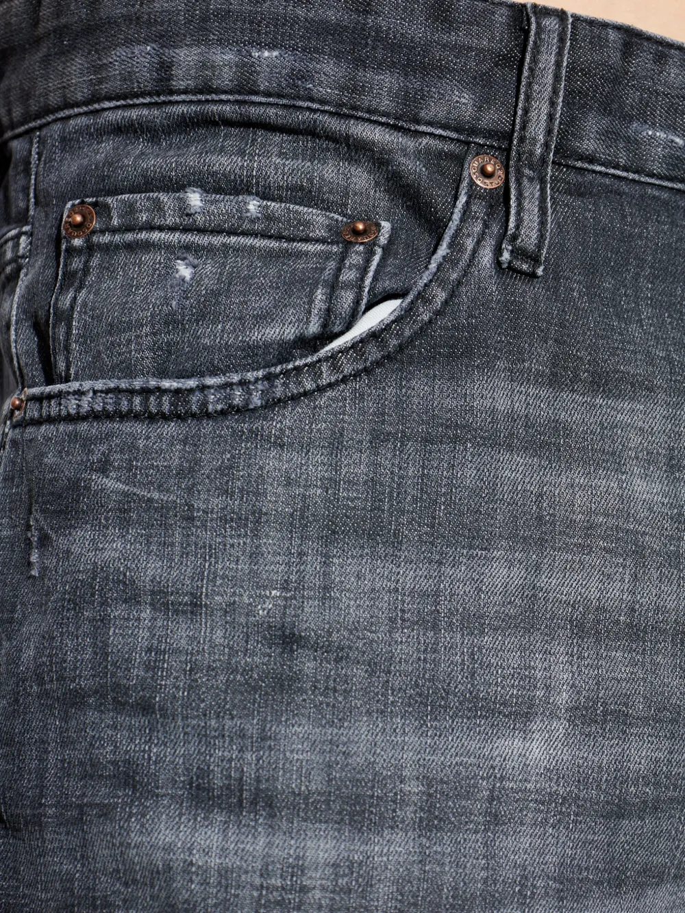 DSQUARED2 Jeans met gerafeld detail Grijs