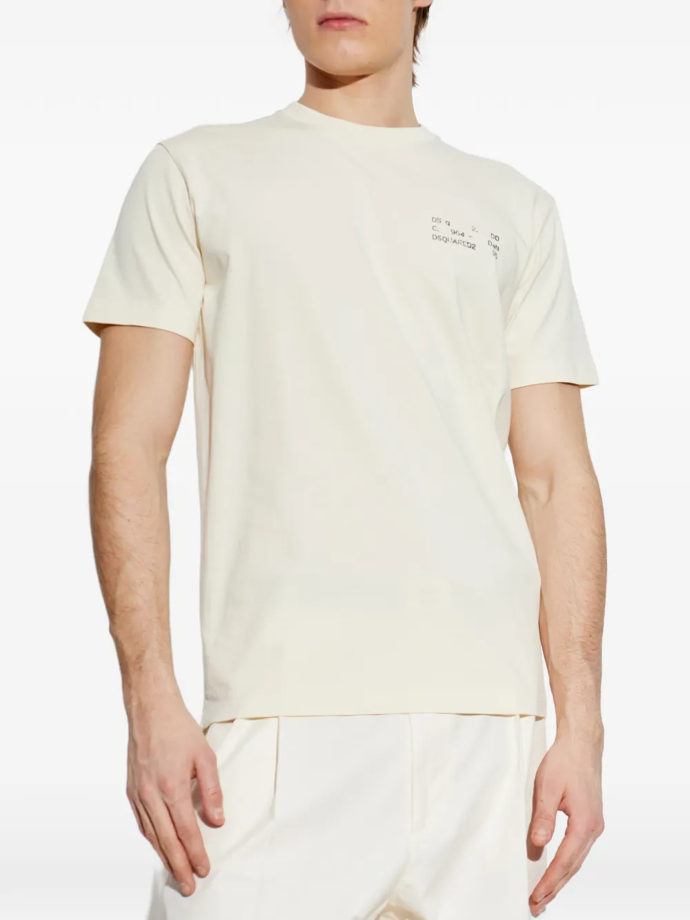  Dsquared2 Logo-print T-shirt - Neutrals 