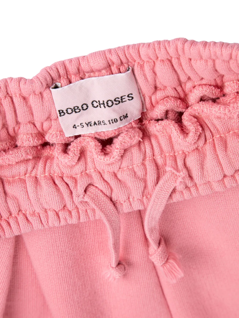 Bobo Choses Geplooide trainingsbroek met geborduurd logo Roze