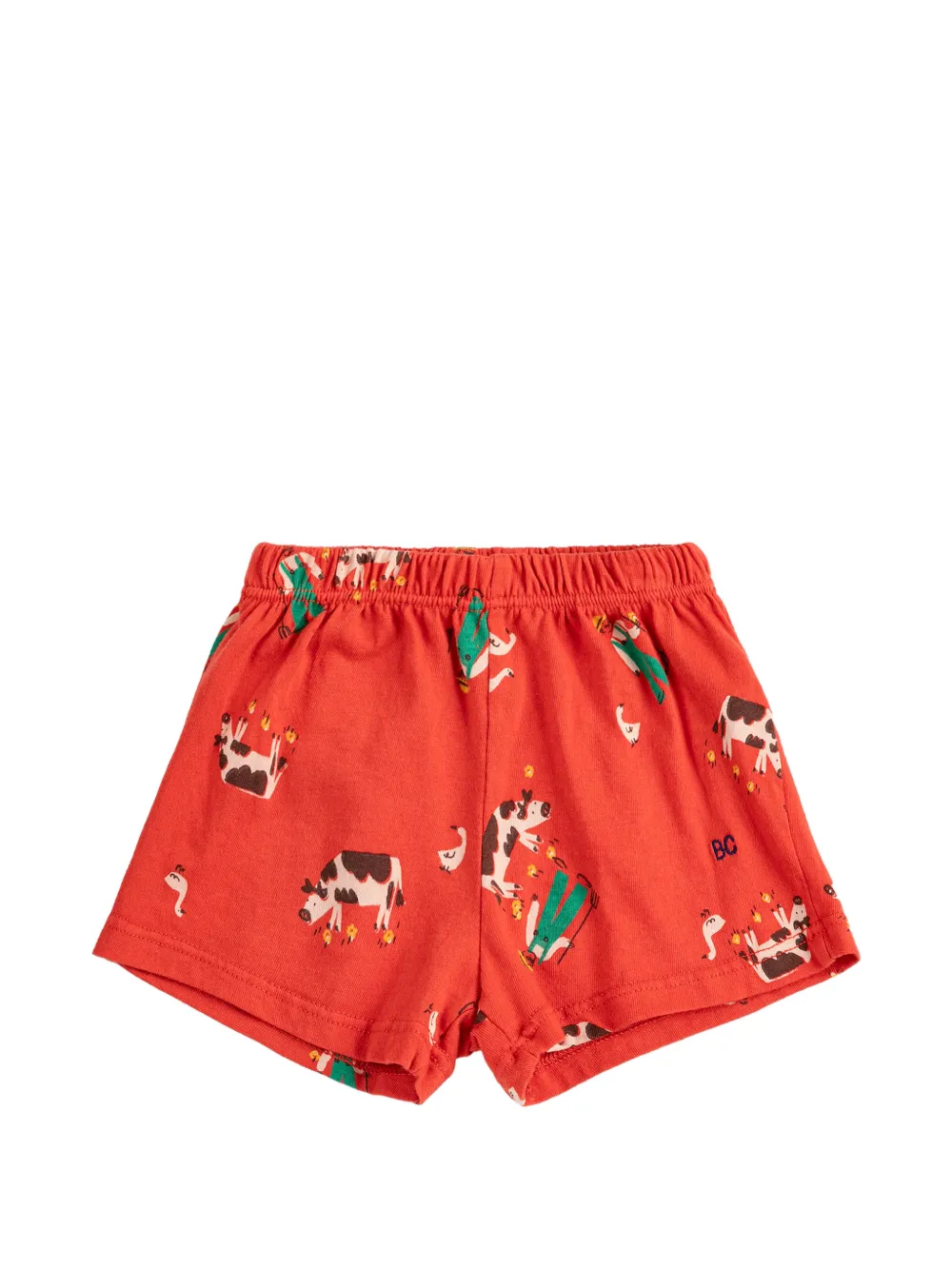Bobo Choses Farm Adventure printed shorts - Rosso