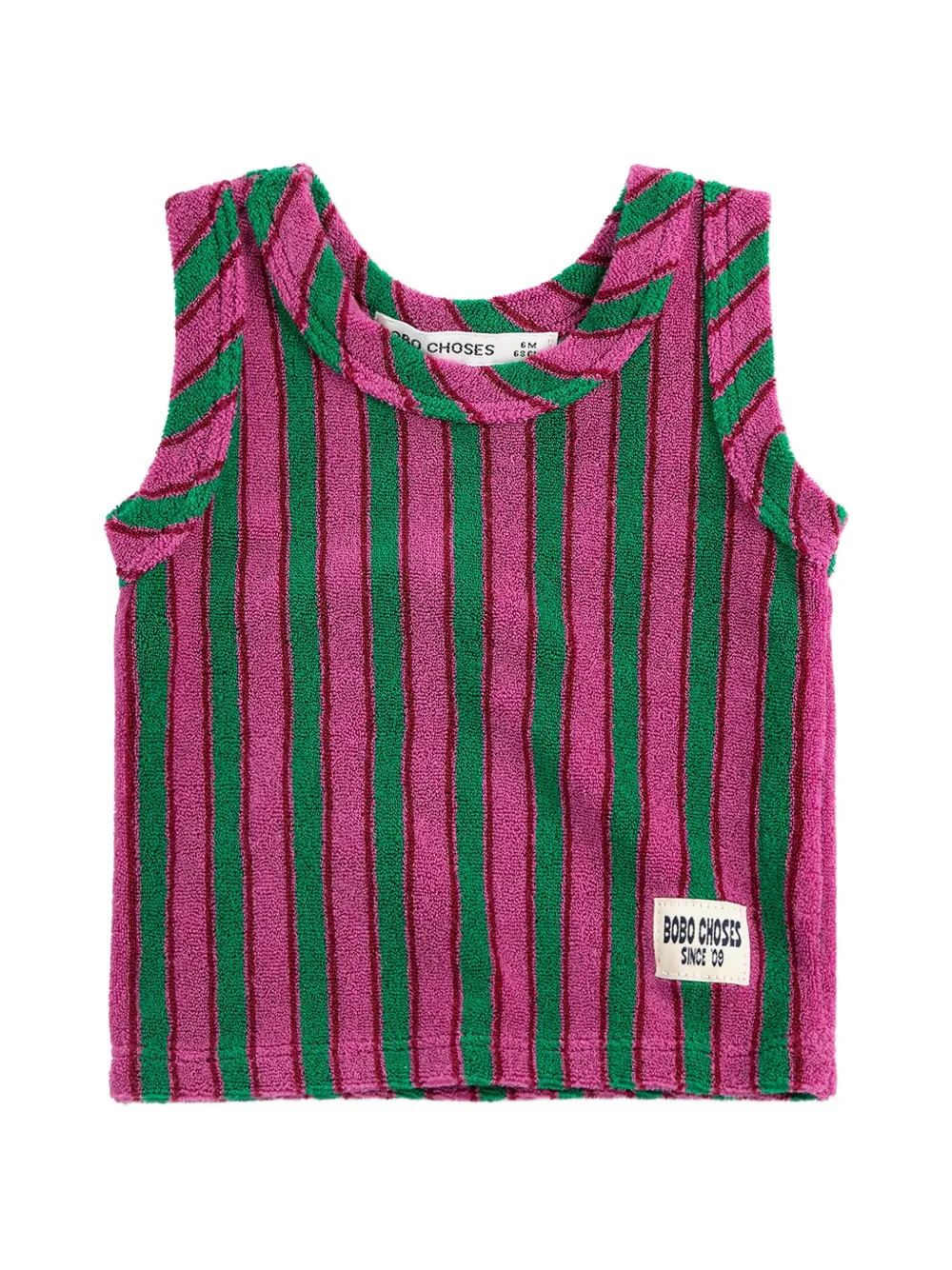 Bobo Choses striped tank top - Rosa