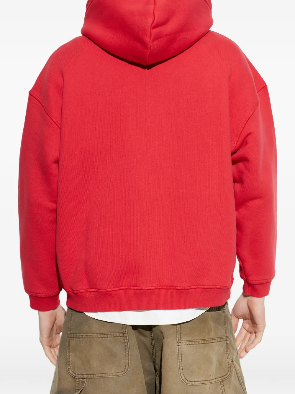DSQUARED2 Hoodie met geborduurd logo Rood