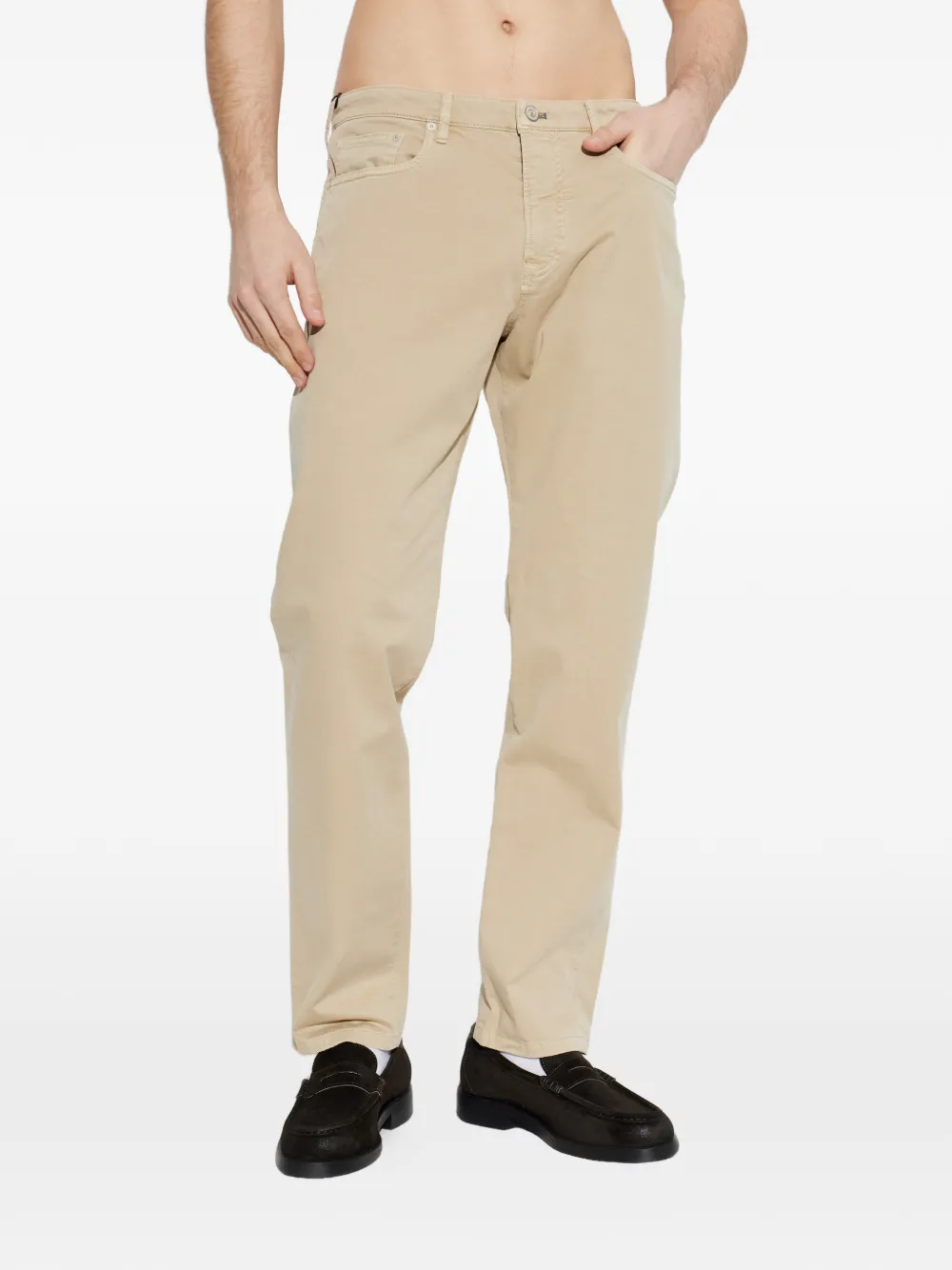 PS Paul Smith Broek met logopatch Beige