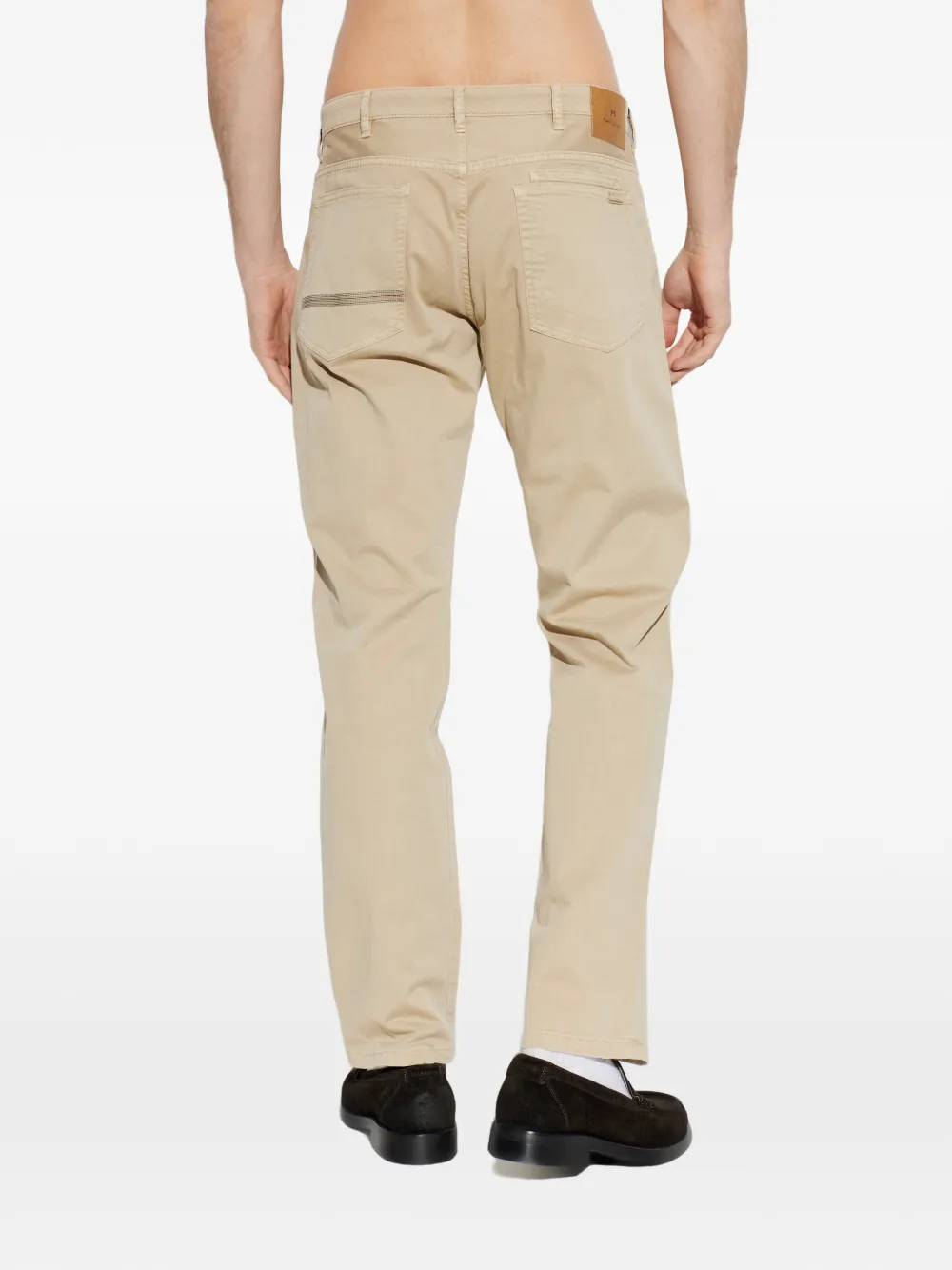 PS Paul Smith Broek met logopatch Beige