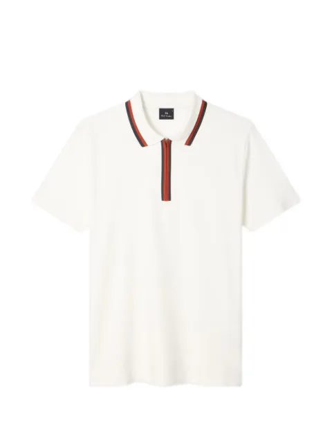 PS Paul Smith contrast tipping zip polo shirt
