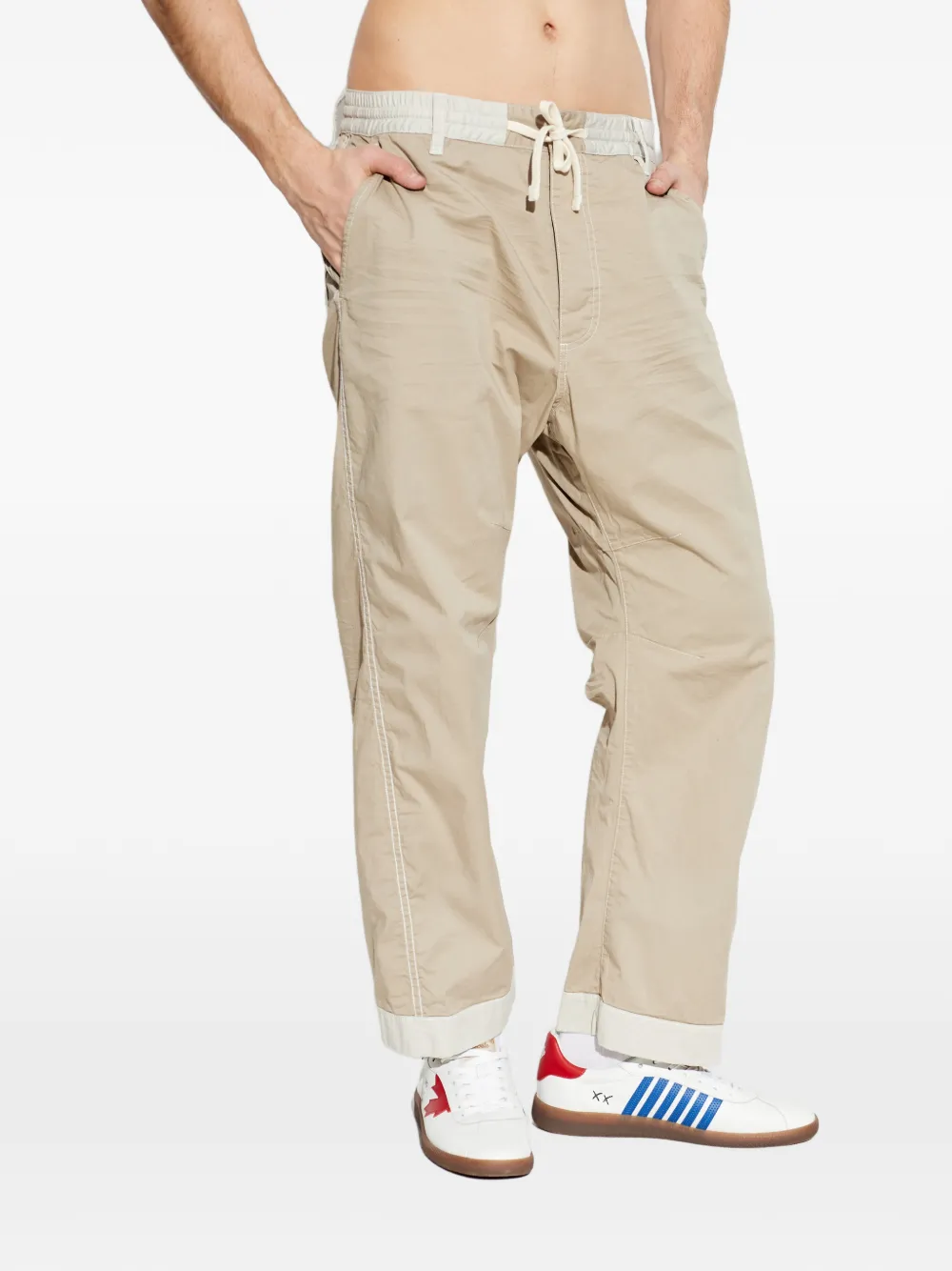 DSQUARED2 Broek met trekkoord Beige