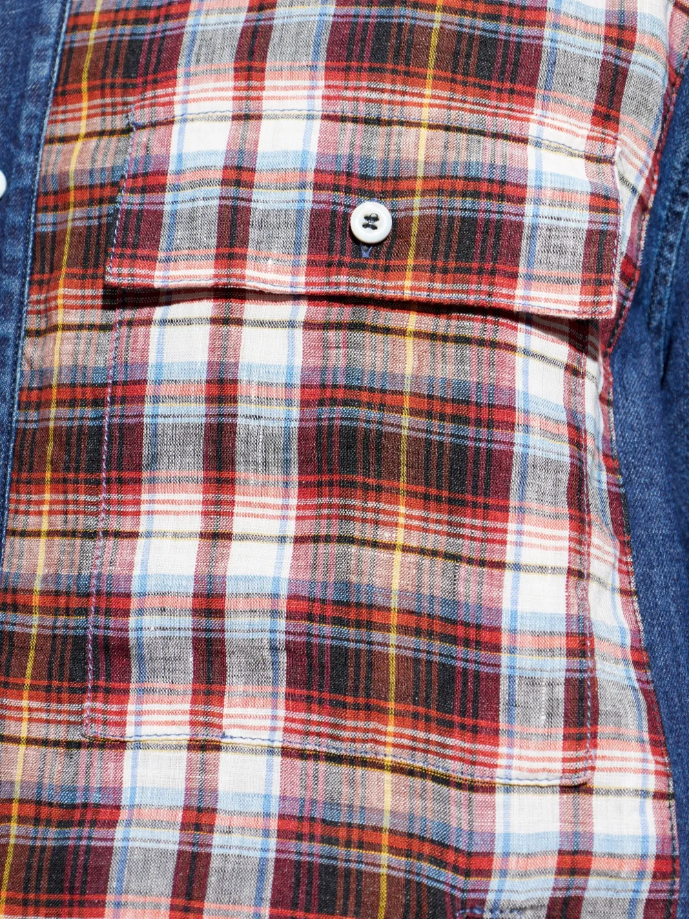 Checked Denim Shirt