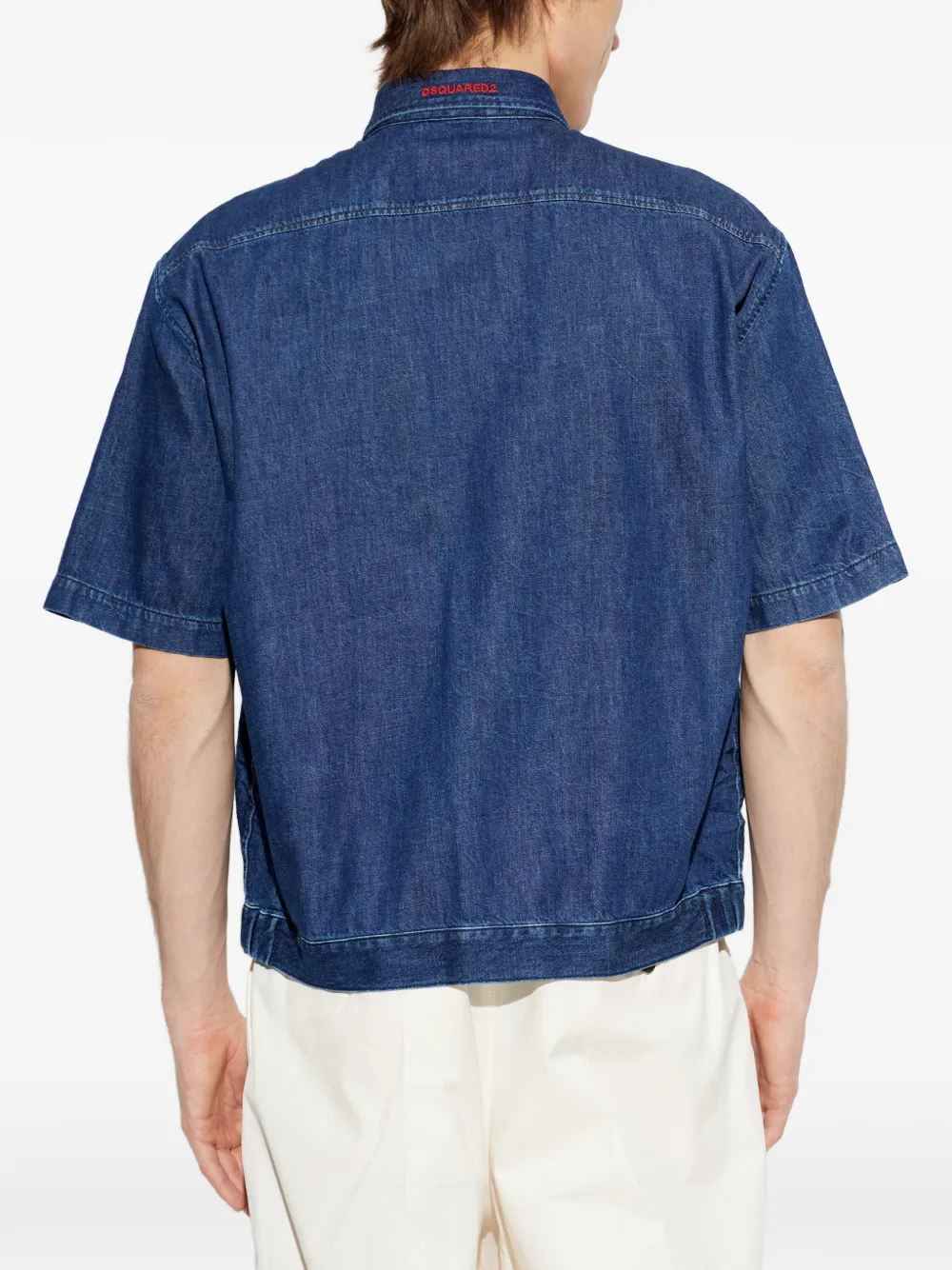 Checked Denim Shirt