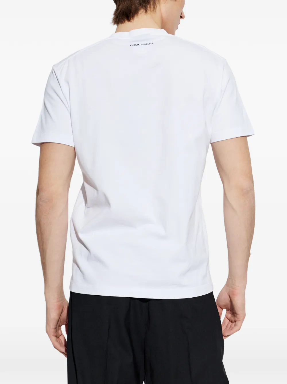 DSQUARED2 T-shirt met logoprint Wit