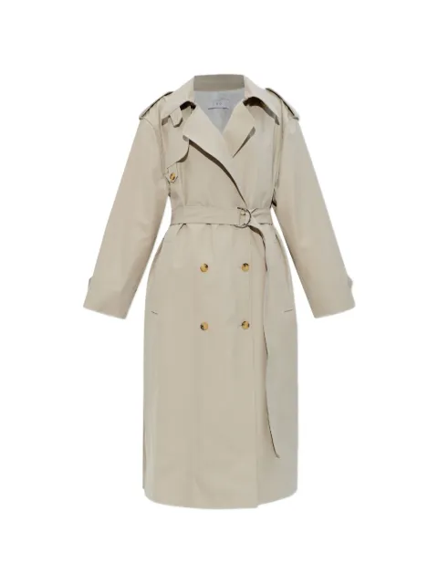 IRO belted-waist double-breasted coat