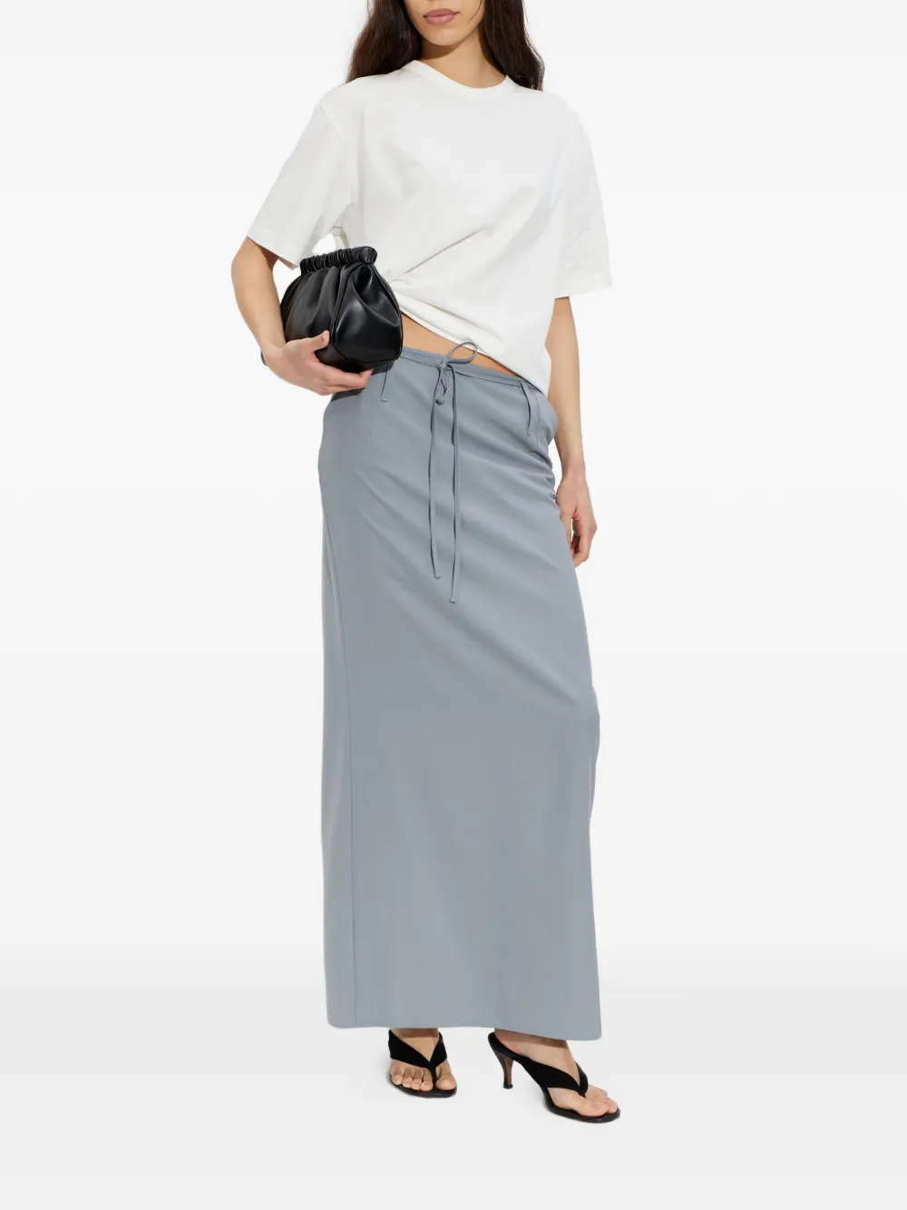  Iro Drawstring Skirt - Grey 