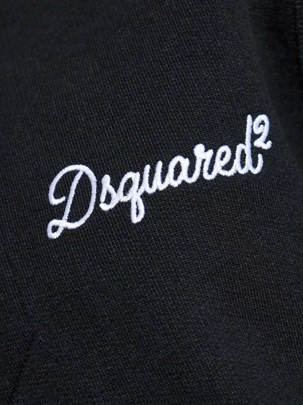 DSQUARED2 Sweater met halve rits Zwart