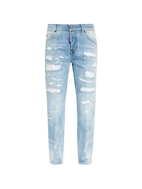 DSQUARED2 distressed rainbow trousers