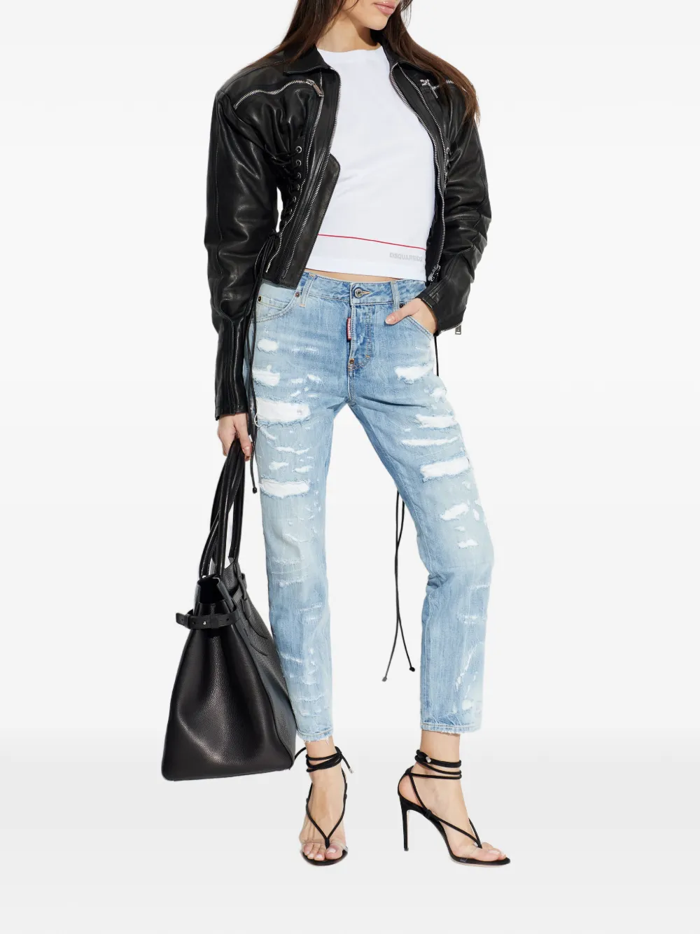 Distressed Rainbow Trousers
