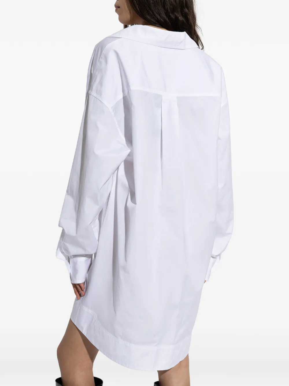 DSQUARED2 Mini-jurk met wingtip kraag Wit