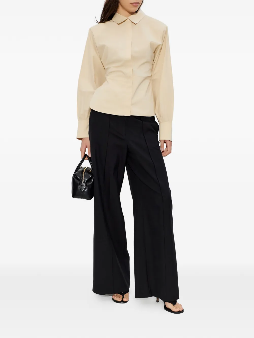  Iro Janine Long-sleeve Shirt - Neutrals 