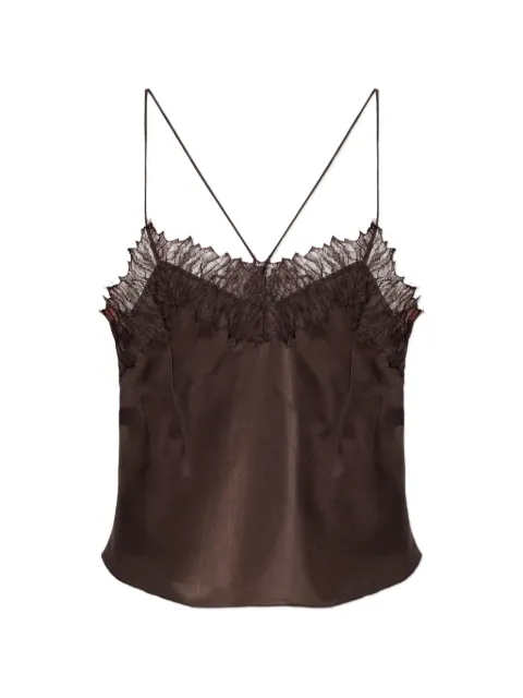 IRO lace-trim sleeveless blouse 