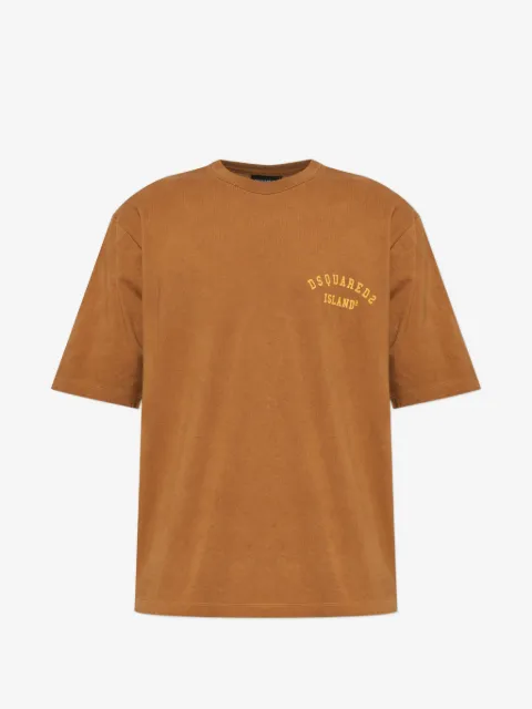 DSQUARED2 playera con detalle del logo