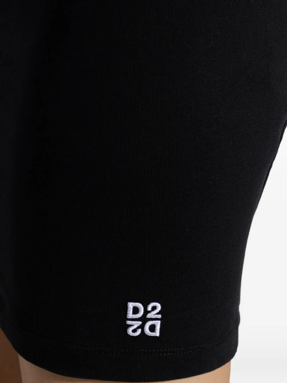 DSQUARED2 Cotton Mini Dress | Black | FARFETCH IL