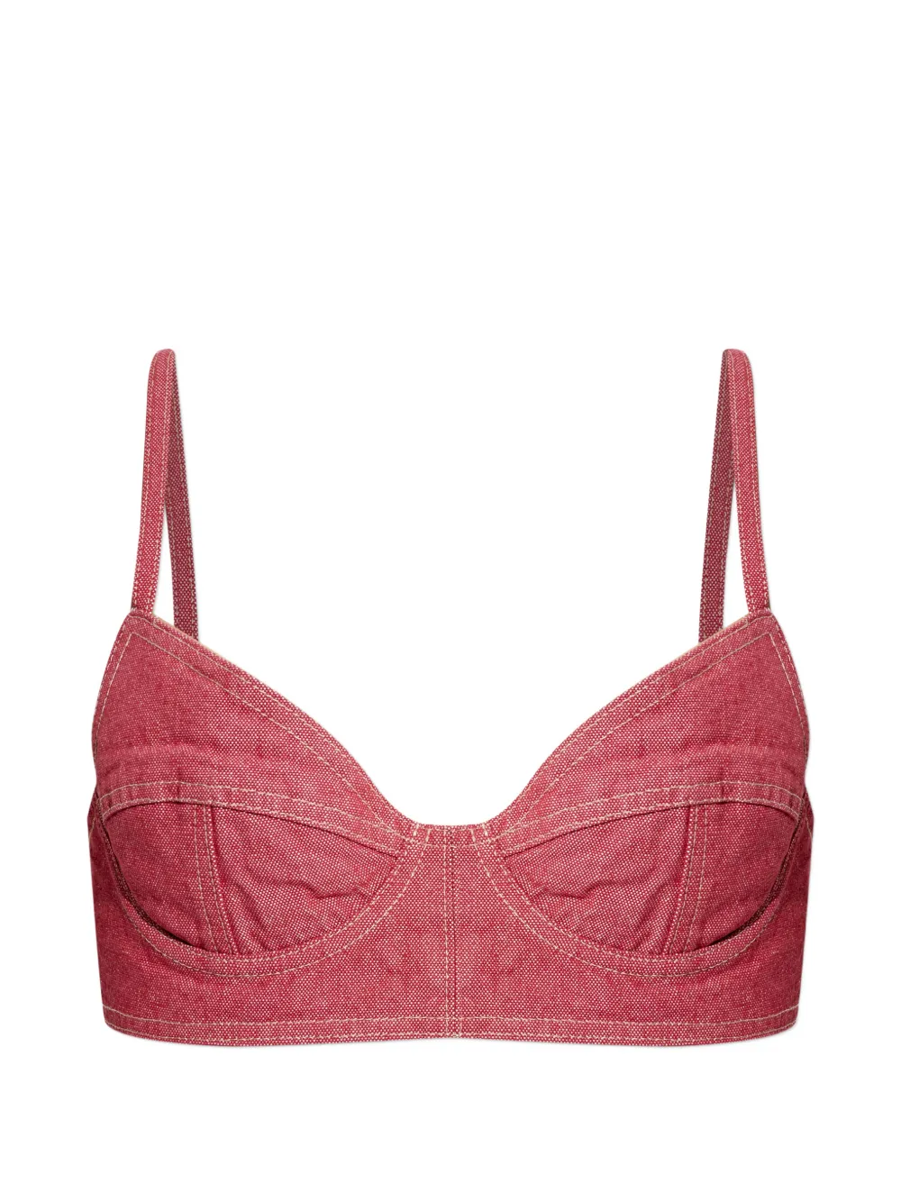 DSQUARED2 seam bralette - Rosso
