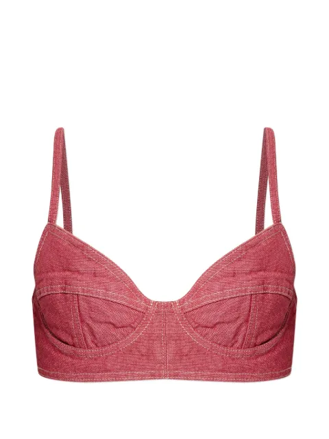 DSQUARED2 brassière à coutures apparentes
