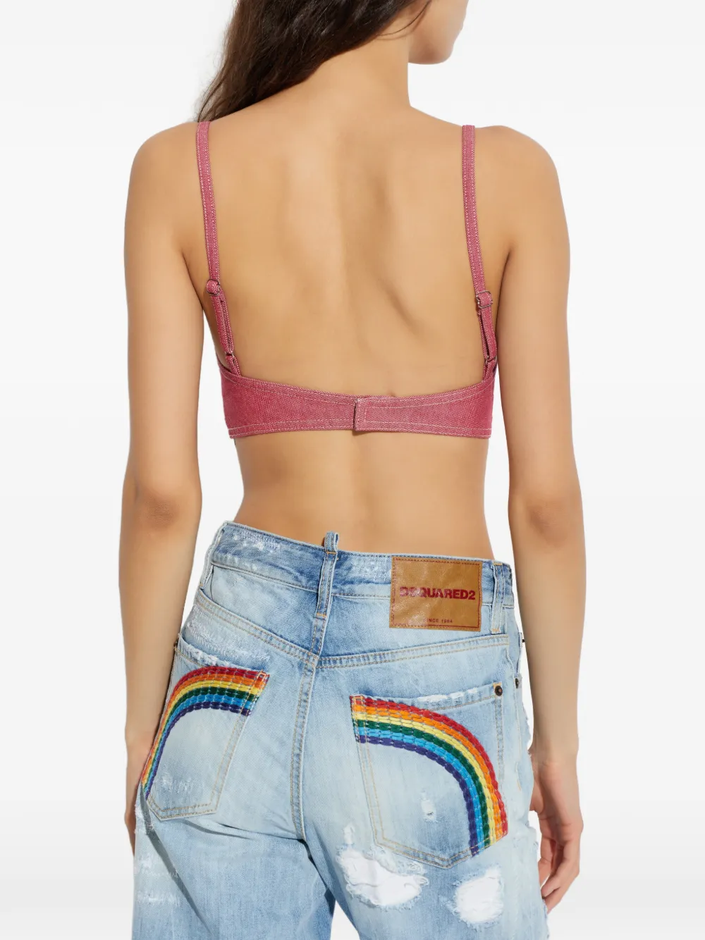 DSQUARED2 Bralette Rood