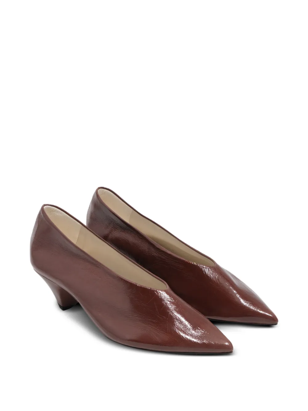 Bimba y Lola Pumps met puntige neus Bruin