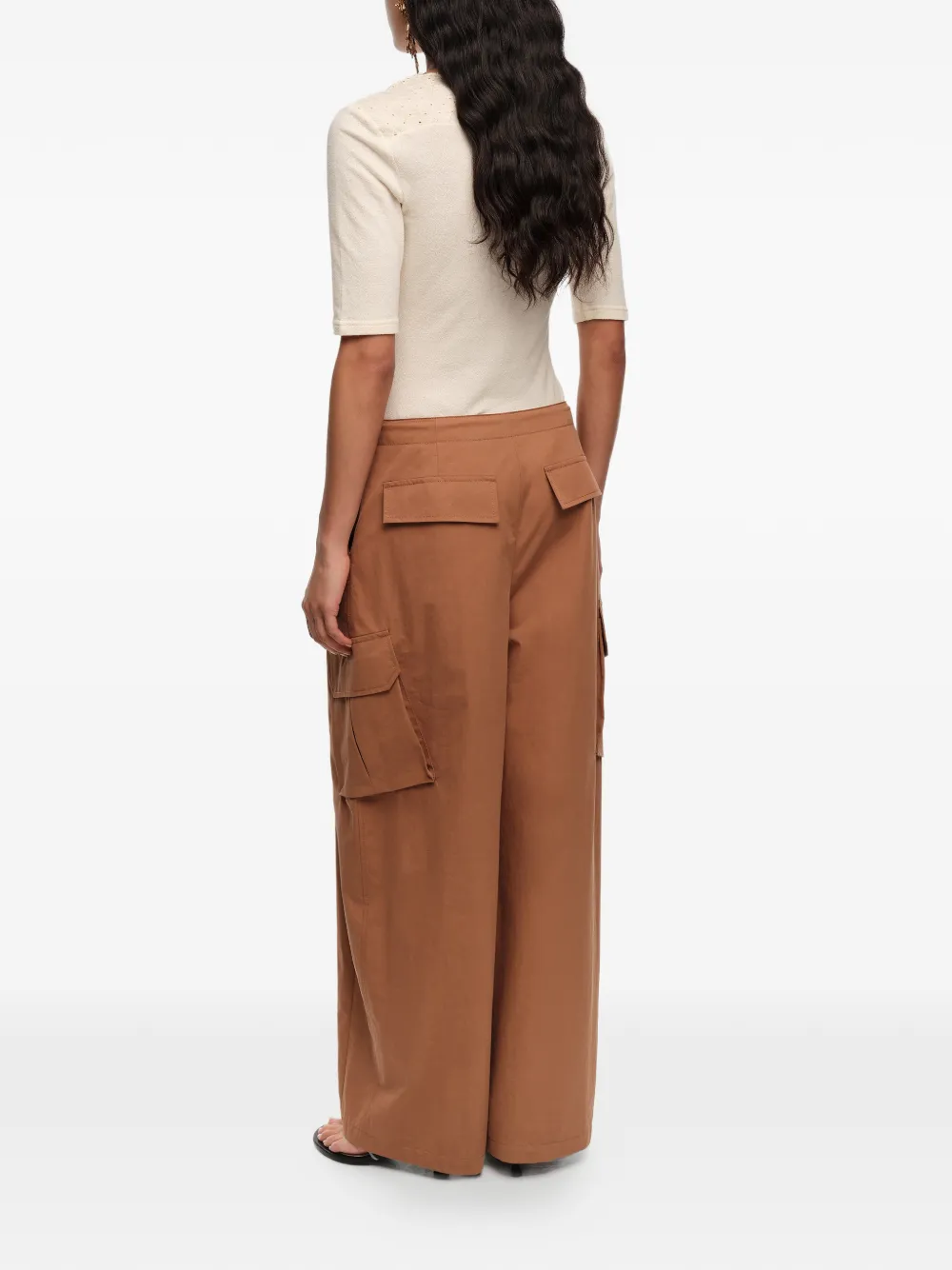 Bimba y Lola Broek met trekkoord Bruin
