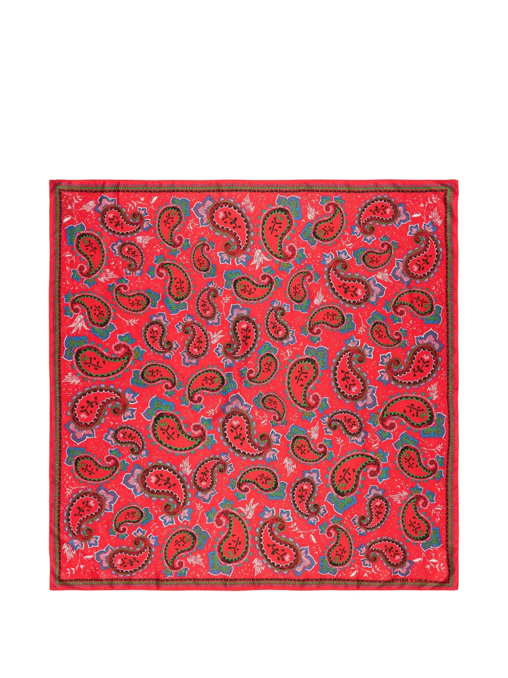BIMBA Y LOLA Schal mit Paisleymuster - Rot