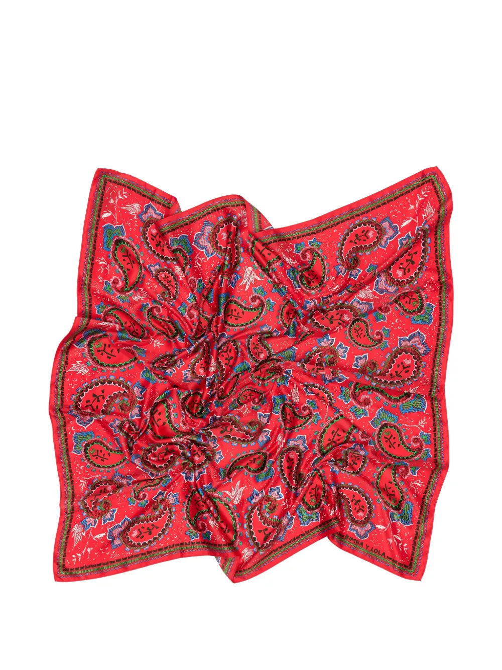 BIMBA Y LOLA Sjaal met paisley-print Rood