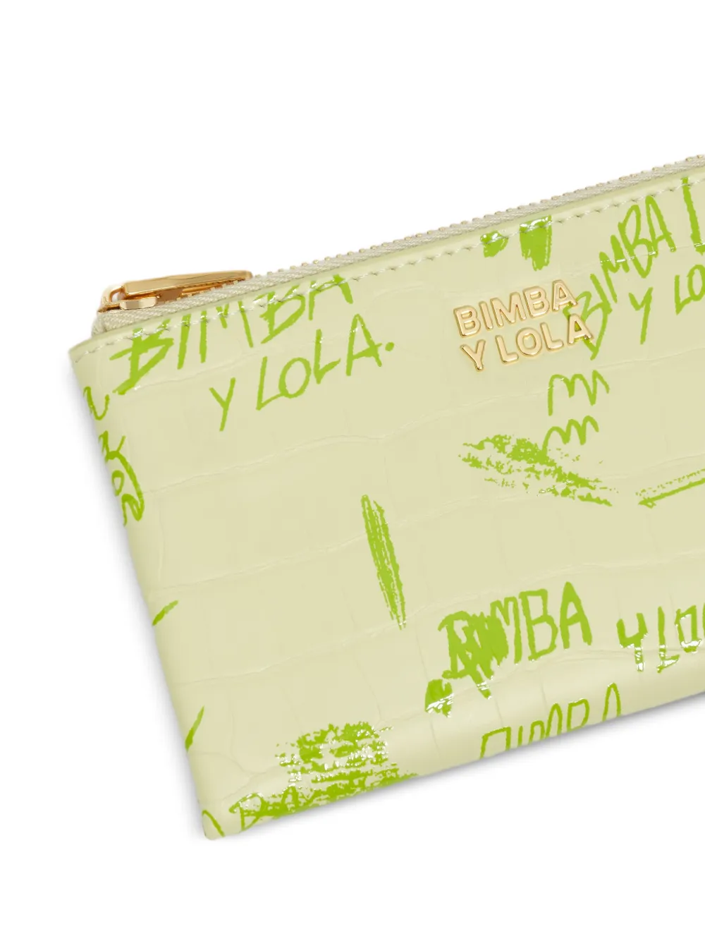 BIMBA Y LOLA Portemonnee met logo Beige
