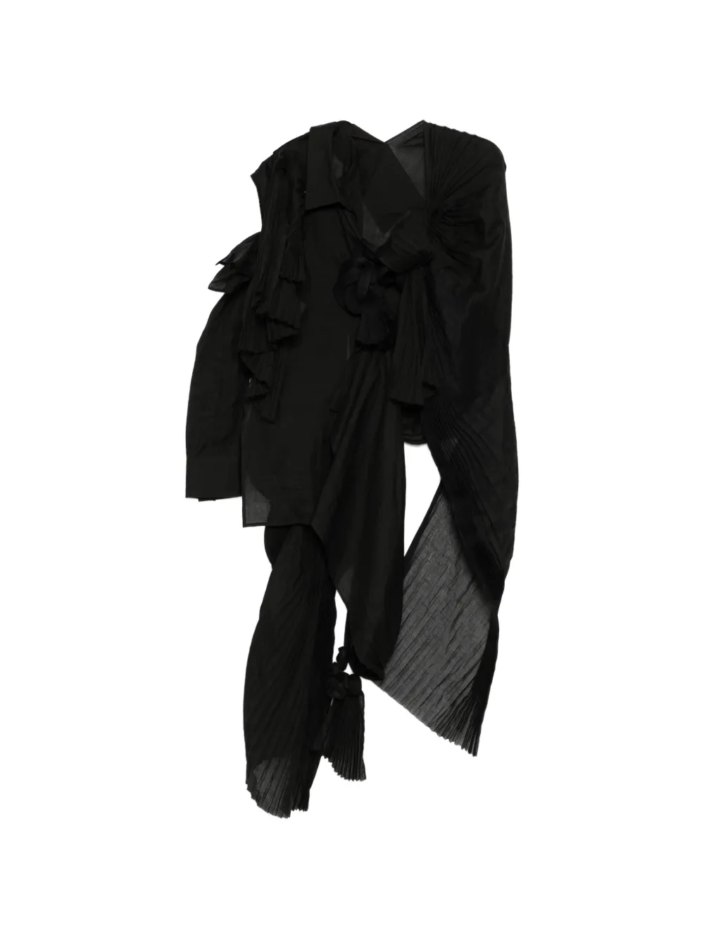 Yohji Yamamoto asymmetric top – Black