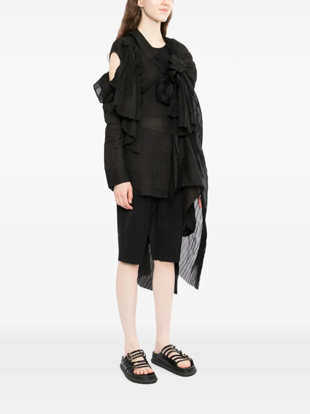  Yohji Yamamoto Asymmetric Top - Black 