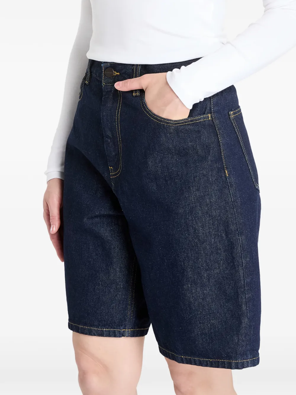 Carhartt WIP Brandon denim shorts Blauw