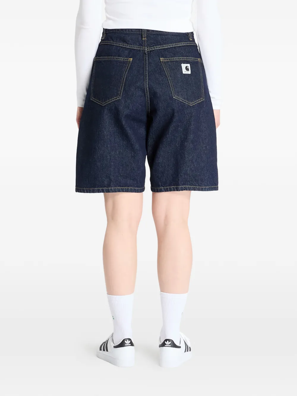 Carhartt WIP Brandon denim shorts Blauw