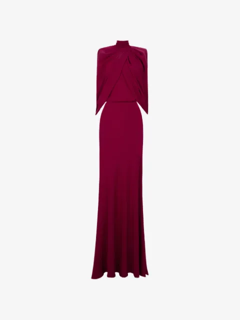 Gemy Maalouf vestido largo drapeado