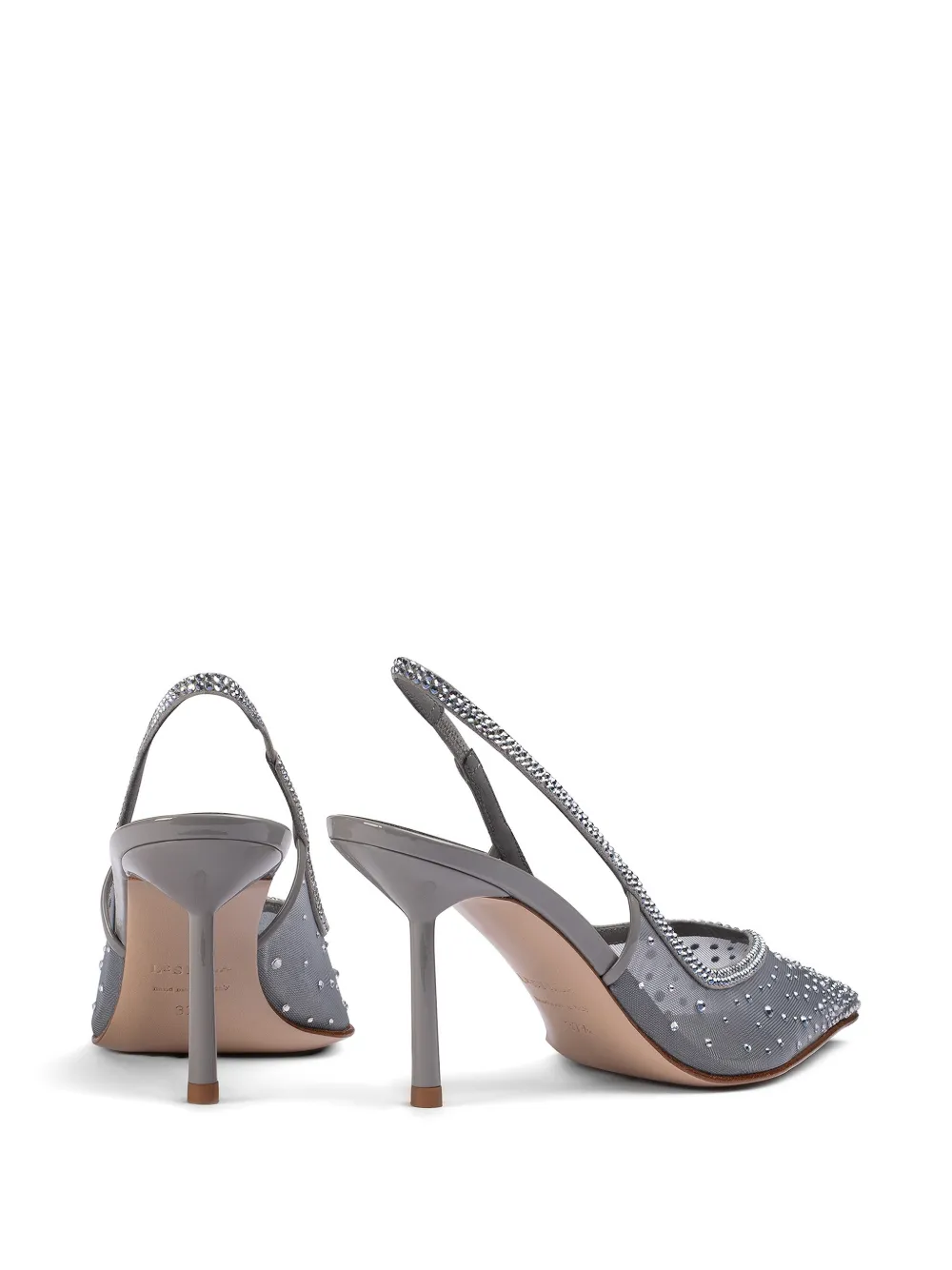 Le Silla Nicole slingback pumps 80mm Grijs