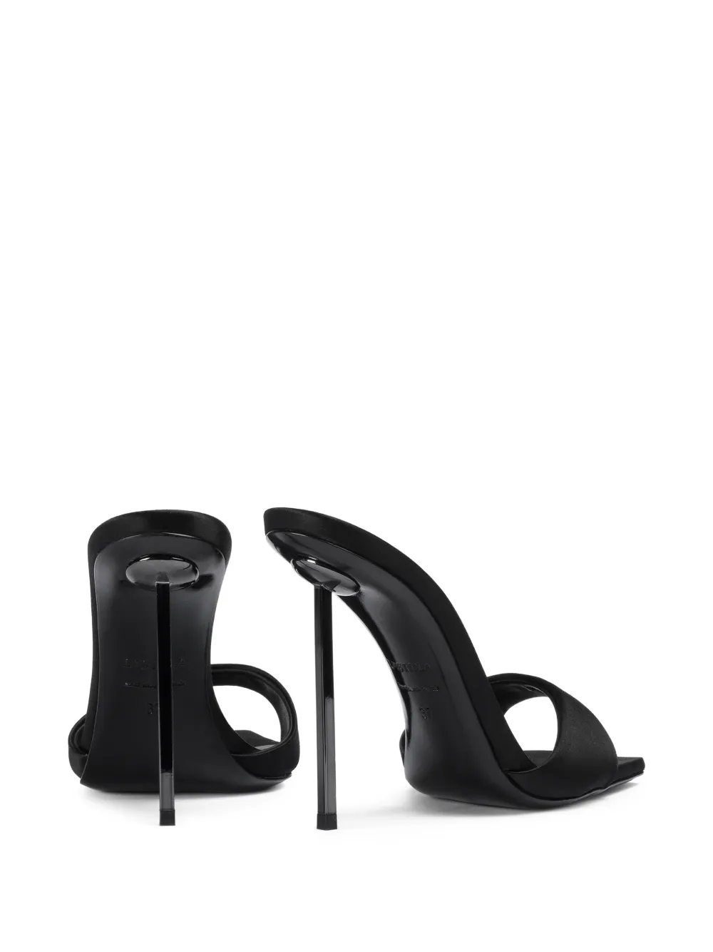 Le Silla Nyra sandalen met stiletto-hak Zwart