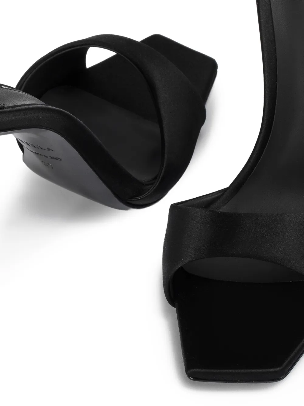 Le Silla Nyra sandalen met stiletto-hak Zwart