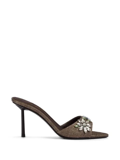 Le Silla Prairie floral-motif mules