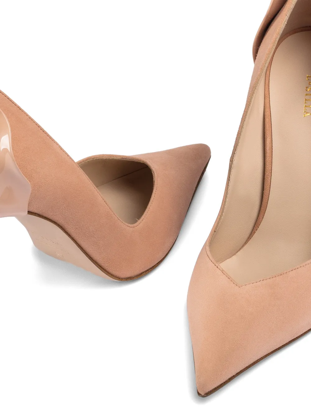 Le Silla Petalo suède pumps Beige