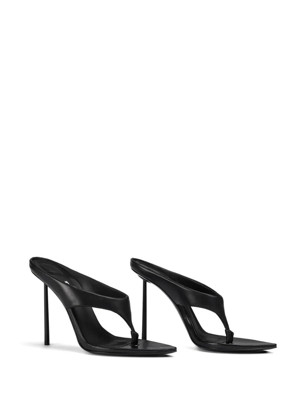 Le Silla Sandalen met open neus Zwart