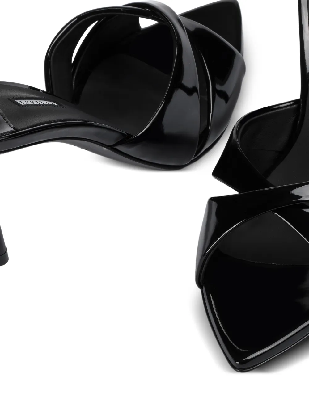 Le Silla Shirley twisted sandals Zwart