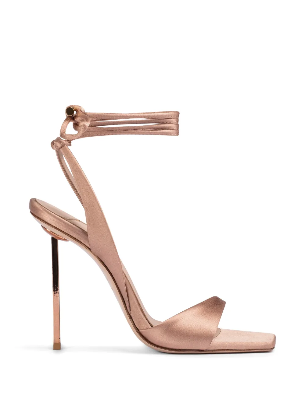 Le Silla Nyra ankle-tie sandals - Toni neutri