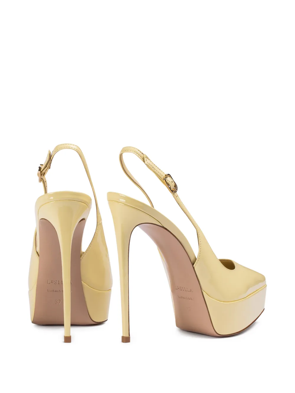 Le Silla Uma slingback pumps Geel