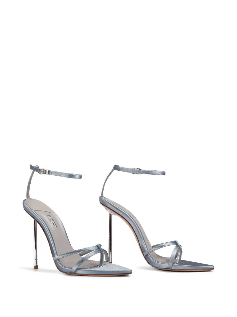 Le Silla Giselle sandalen met puntige neus en bandjes Grijs