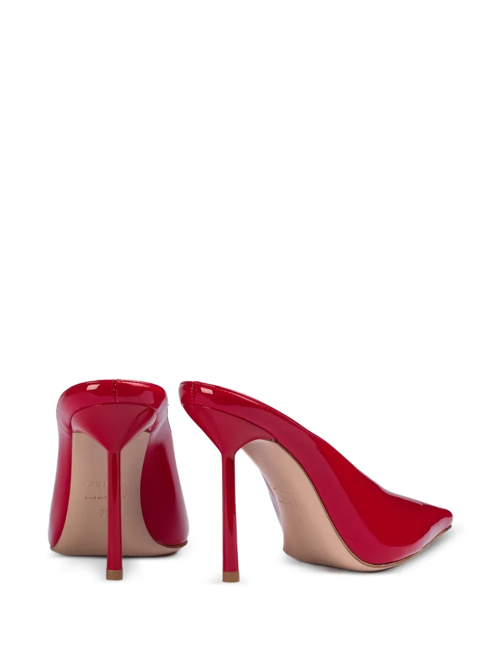 Le Silla Clivage heeled mules Rood