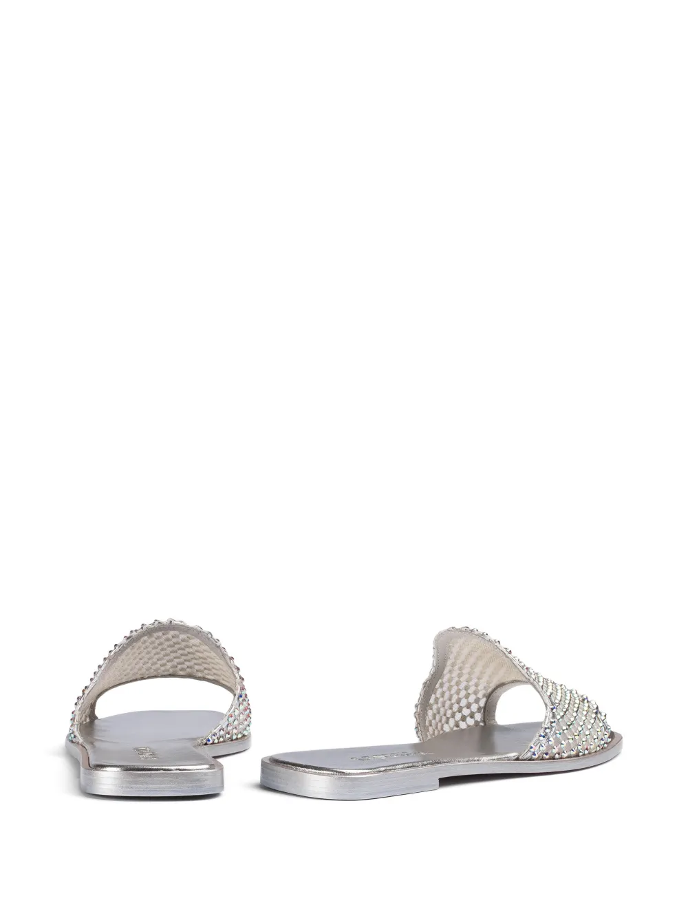 Le Silla Gilda verfraaide sandalen Zilver