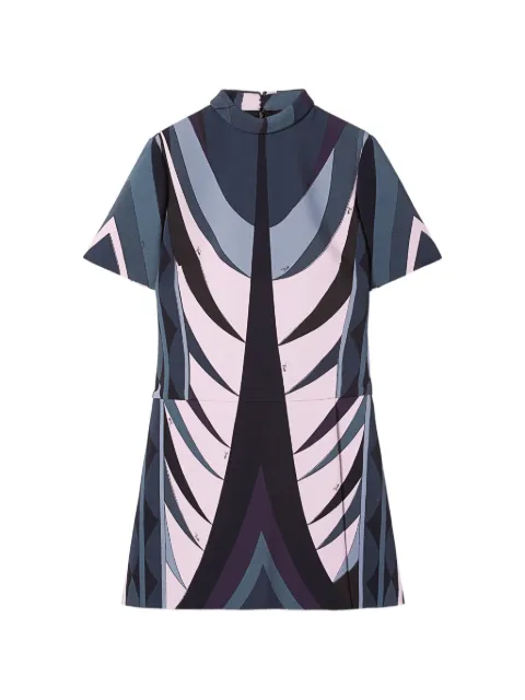 PUCCI volute-print flared dress