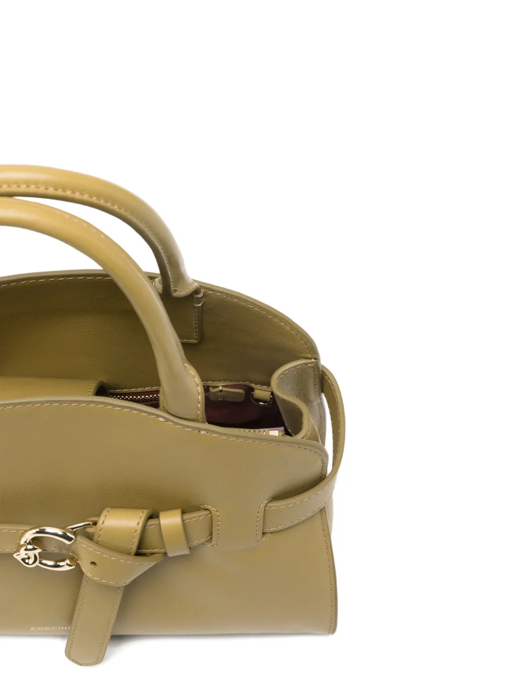 Coccinelle Shopper met gesp Groen